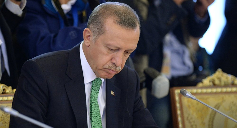Президент Турции Реджеп Тайип Эрдоган. Архивное фото.